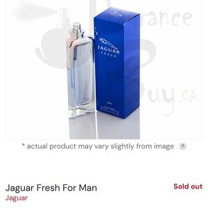 •SOLD• Jaguar Fresh For Man Eau de Toilette